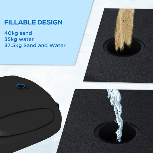 Height Adjustable Basketball System, Freestanding Basketball Hoop and Stand w/ Wheels, 167-228cm | SPORTNOW