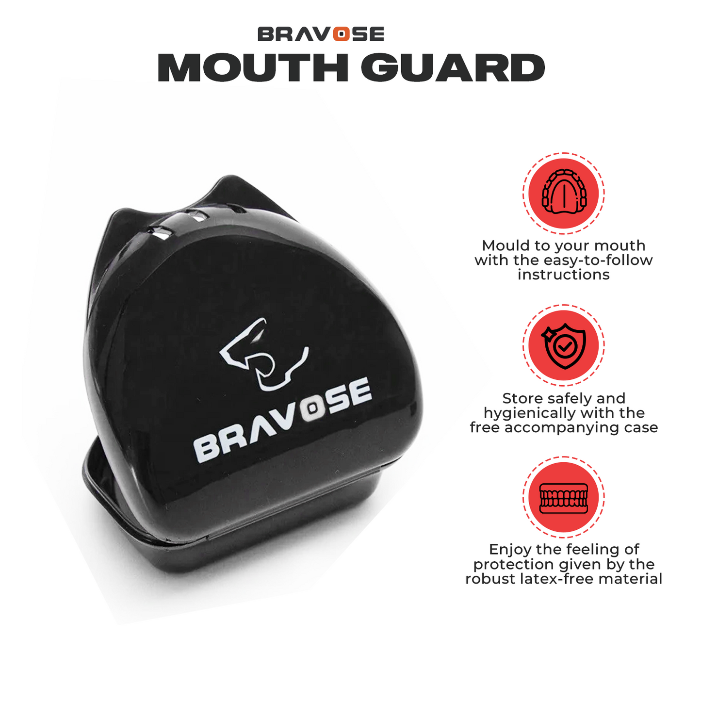 Junior White Mouth guard Gum shield